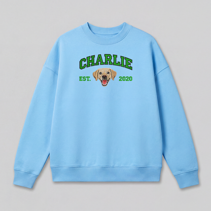 Pet Embroidered Sweatshirt - Fullcolor