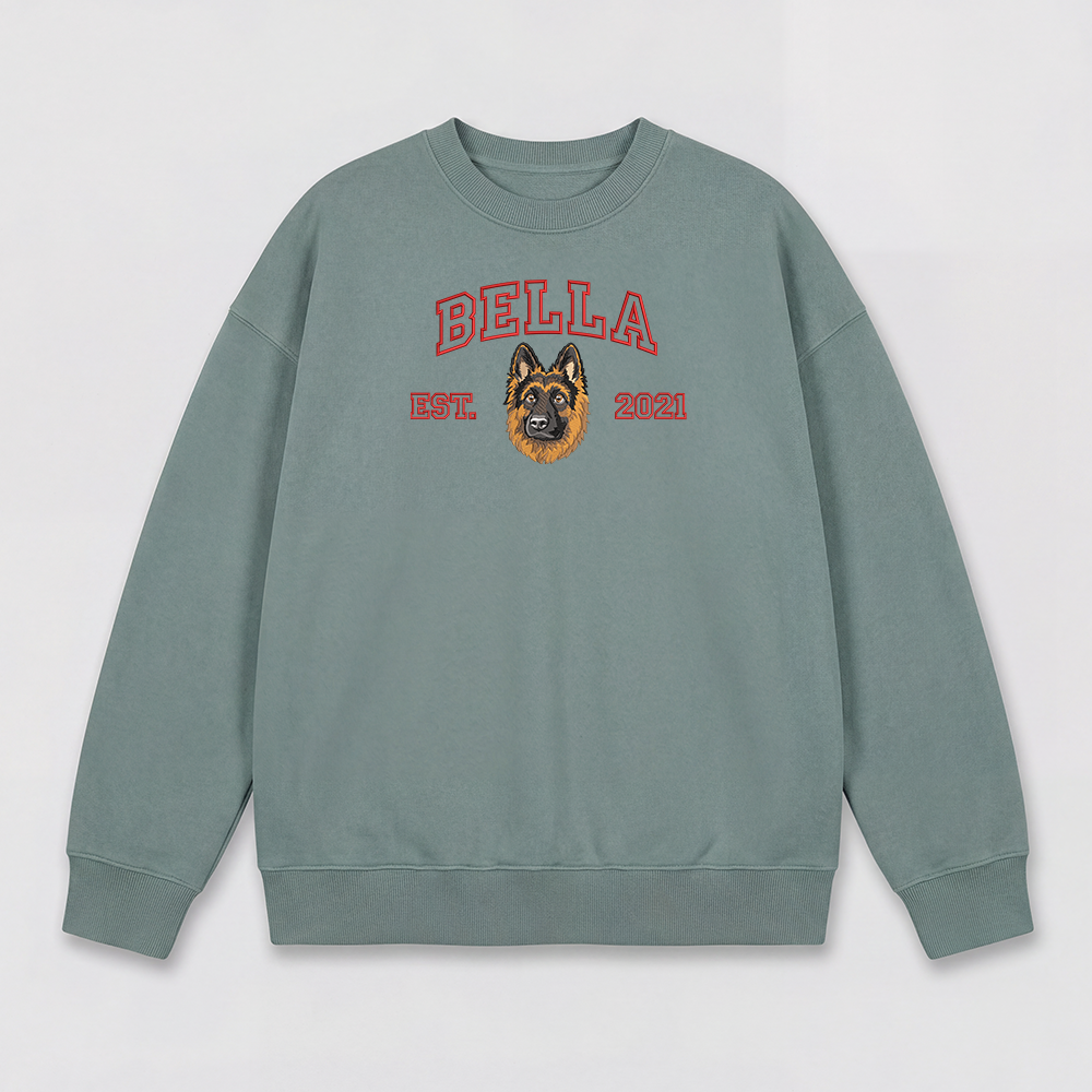 Pet Embroidered Sweatshirt