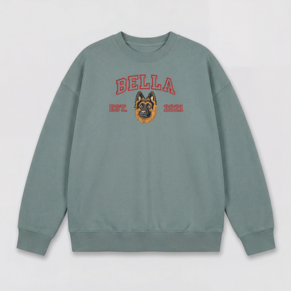 Pet Embroidered Sweatshirt