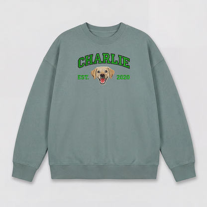 Pet Embroidered Sweatshirt - Fullcolor