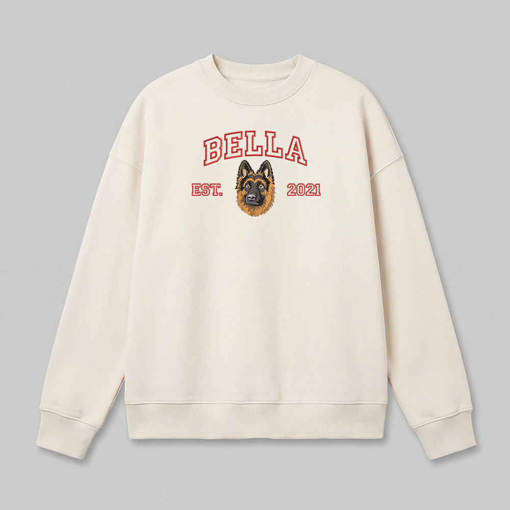 Pet Embroidered Sweatshirt