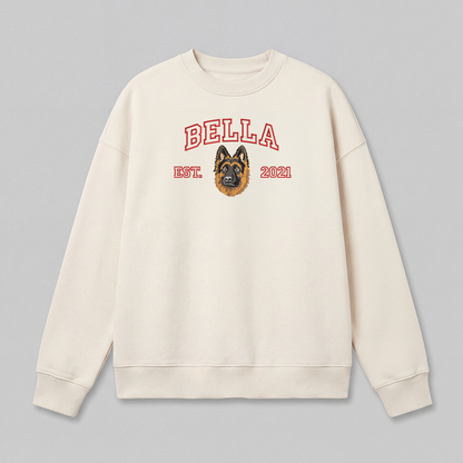 Pet Embroidered Sweatshirt