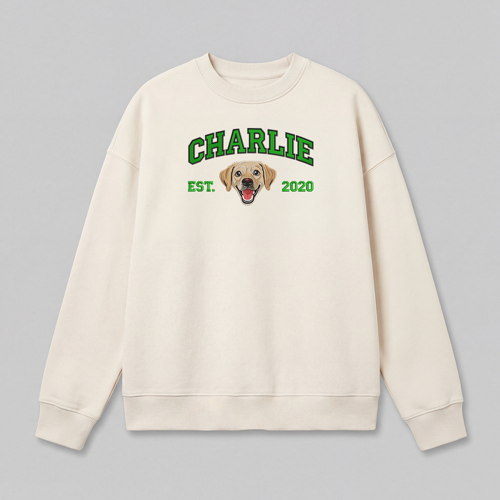 Pet Embroidered Sweatshirt - Fullcolor