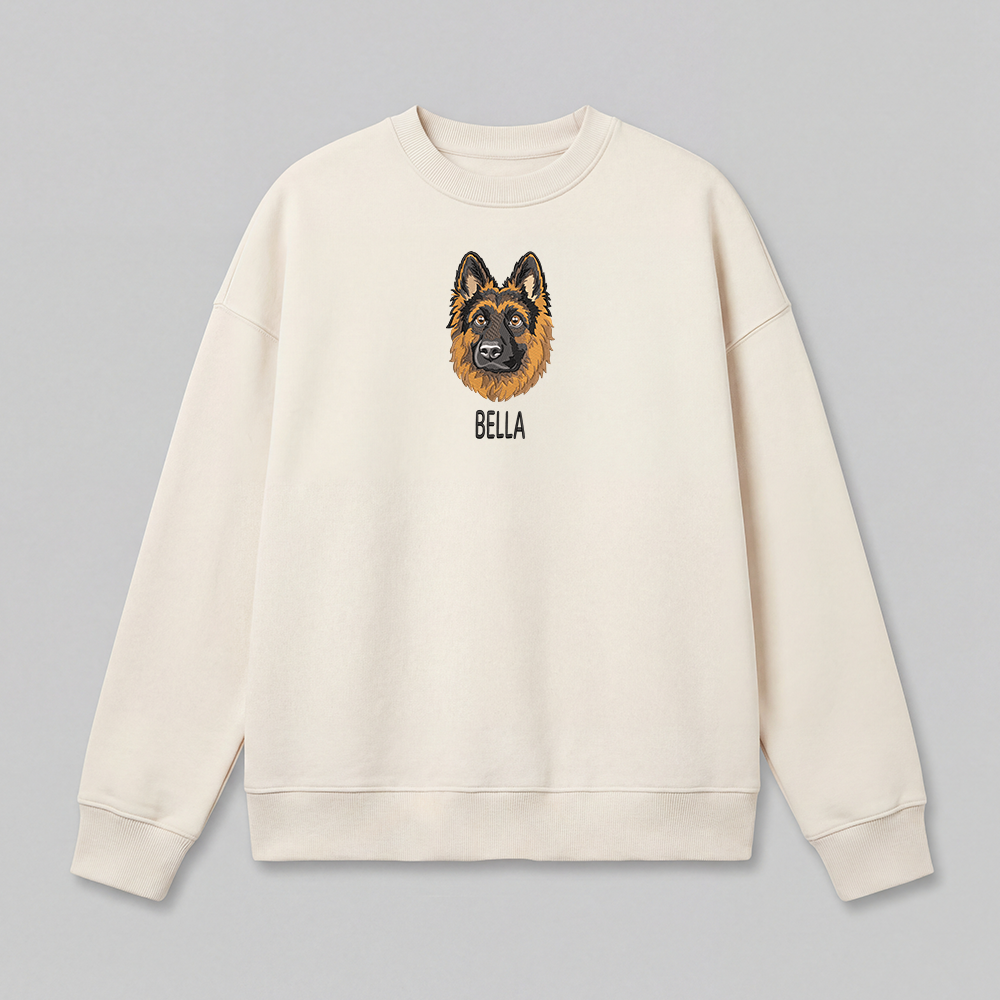 Pet Embroidered Sweatshirt - Full Color