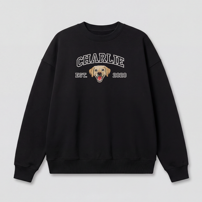 Pet Embroidered Sweatshirt