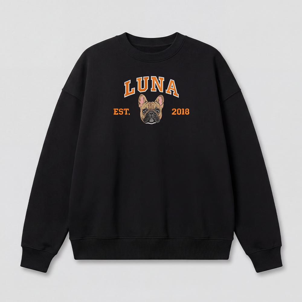 Pet Embroidered Sweatshirt - Fullcolor