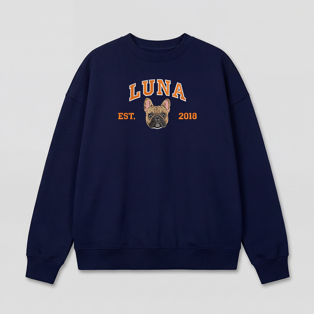 Pet Embroidered Sweatshirt - Fullcolor