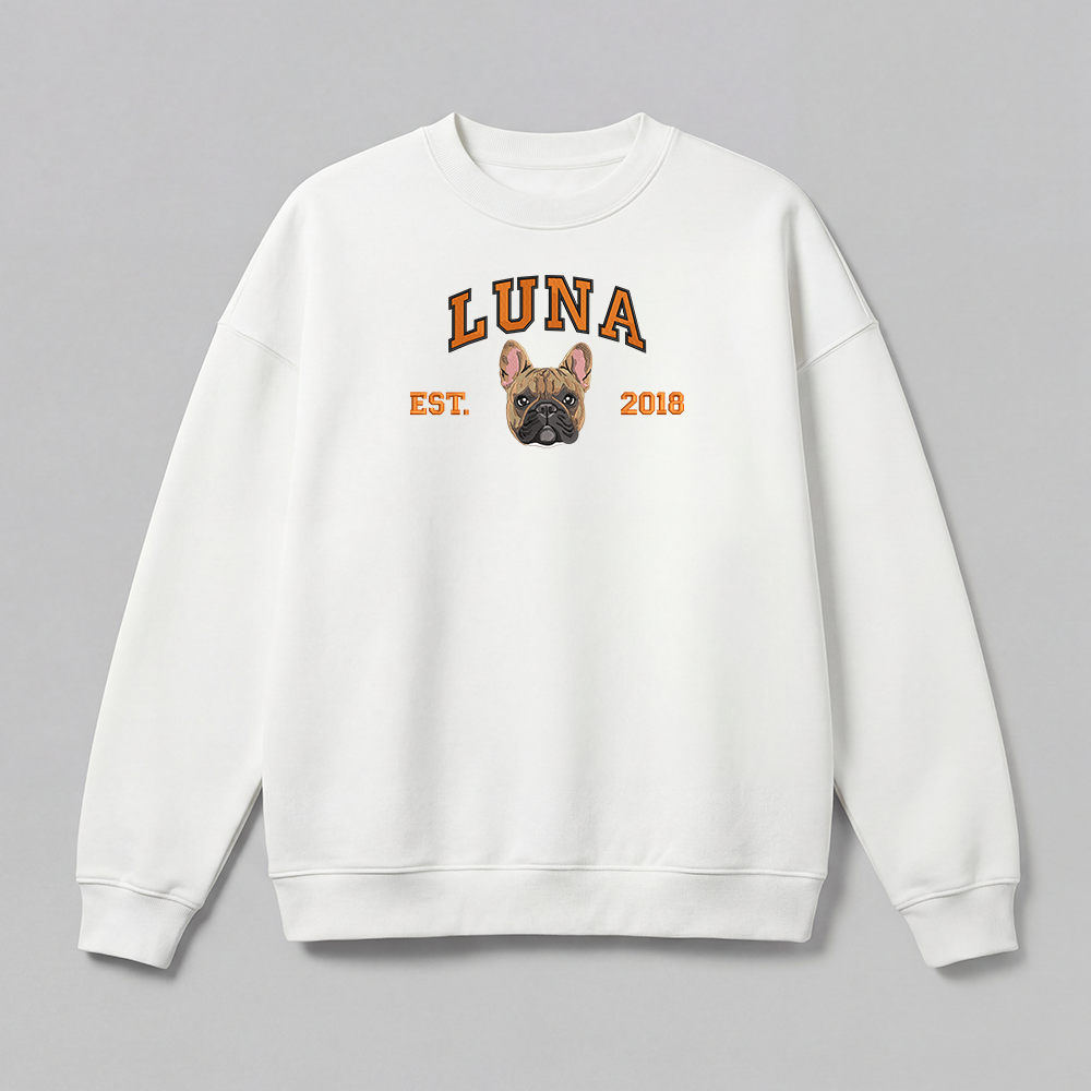 Pet Embroidered Sweatshirt - Fullcolor