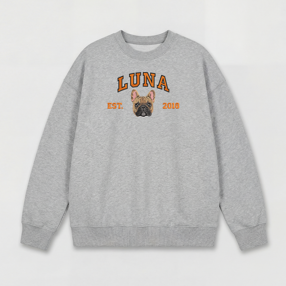 Pet Embroidered Sweatshirt - Fullcolor