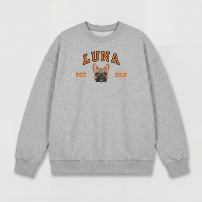 Pet Embroidered Sweatshirt - Fullcolor