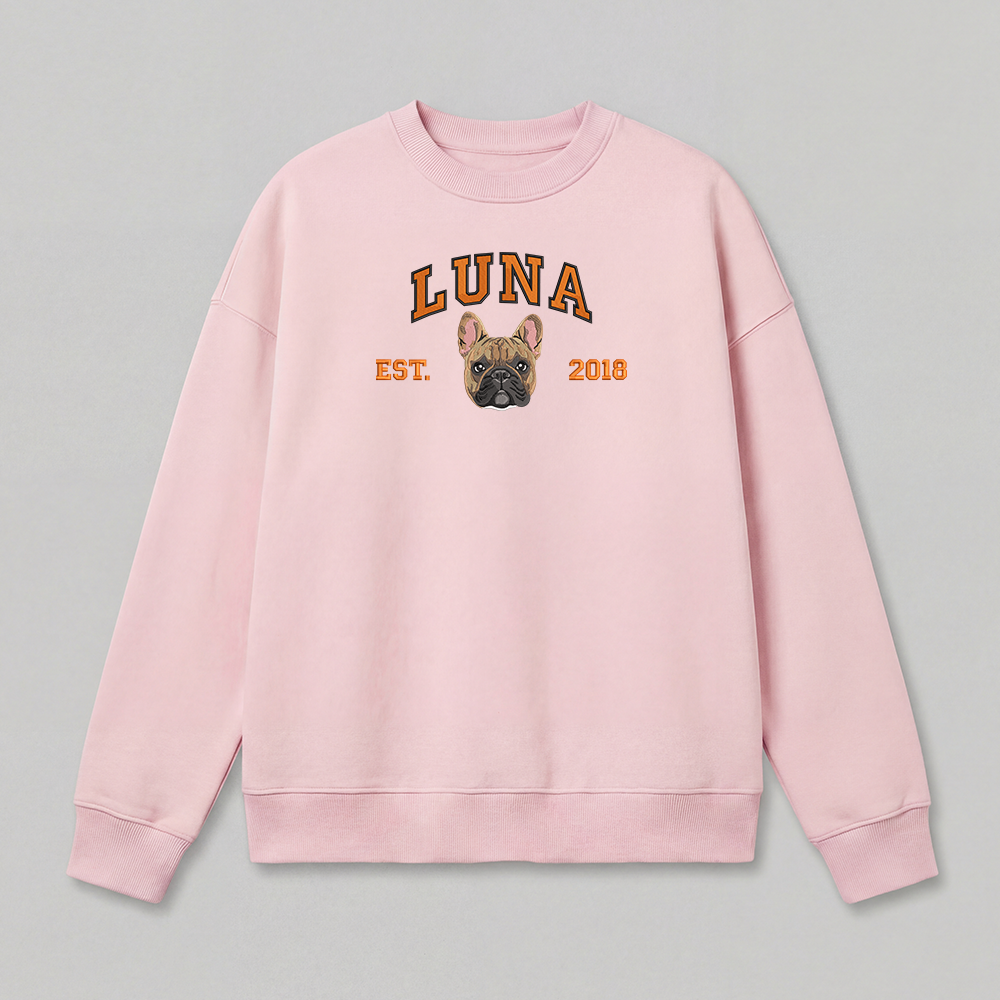 Pet Embroidered Sweatshirt - Fullcolor