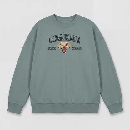 Pet Embroidered Sweatshirt