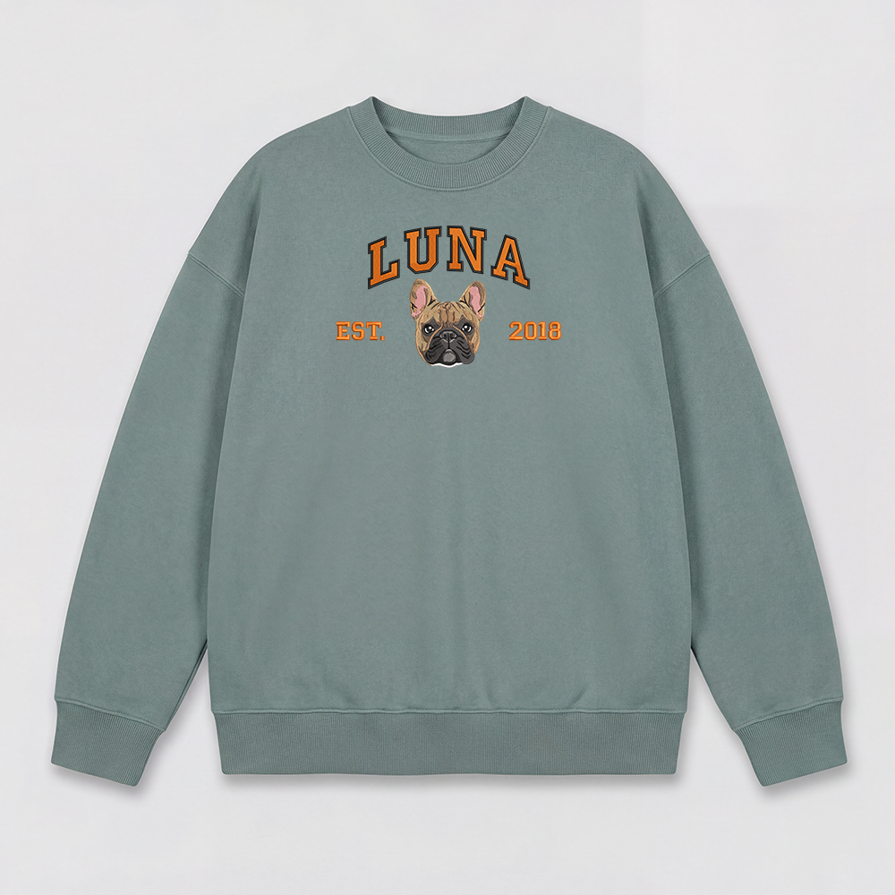 Pet Embroidered Sweatshirt - Fullcolor