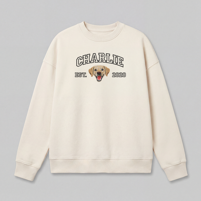 Pet Embroidered Sweatshirt