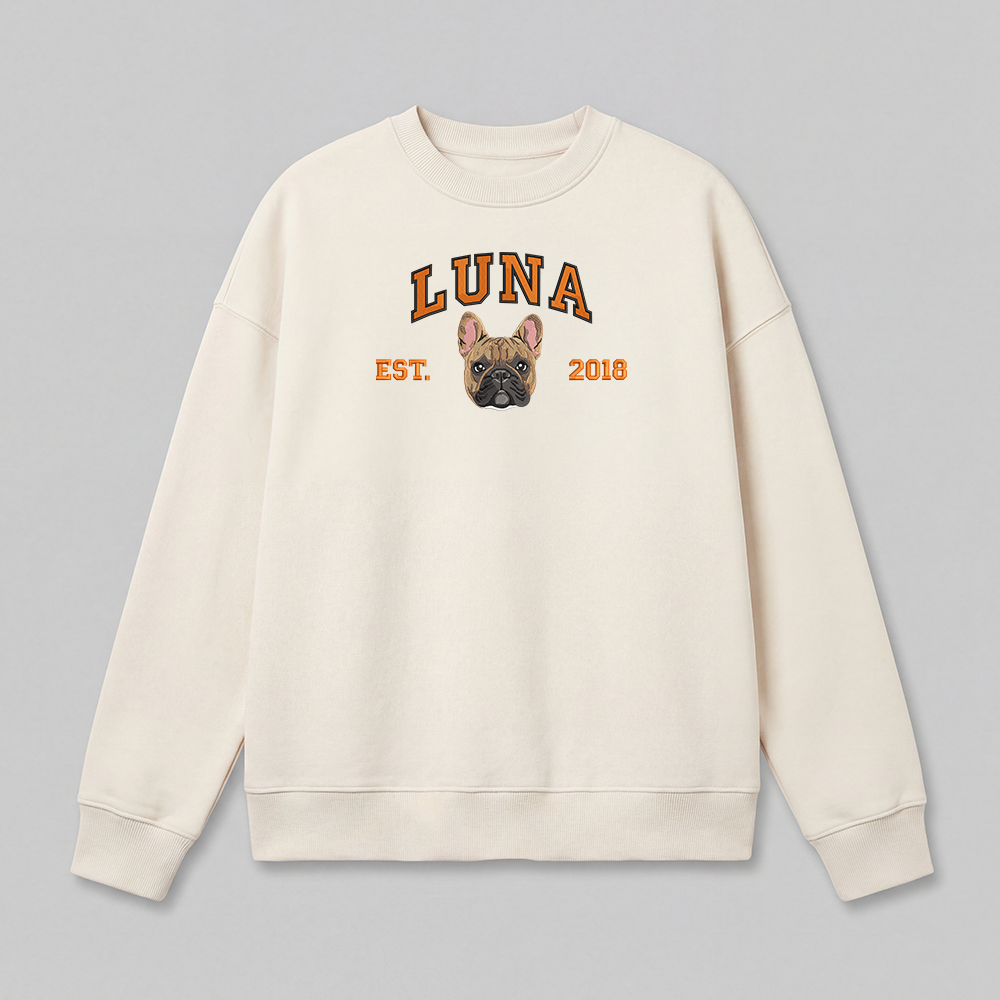 Pet Embroidered Sweatshirt - Fullcolor